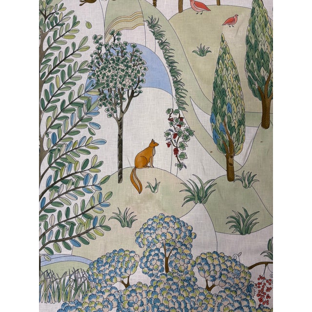 2020s Brunschwig & Fil's "Folklore Print -Meadow" Performance Fabric - 2 Yard Piece For Sale - Image 5 of 9