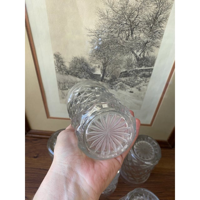 Mid 20th Century Mid-Century Modern Fostoria Set of 6 Glasses For Sale - Image 5 of 9