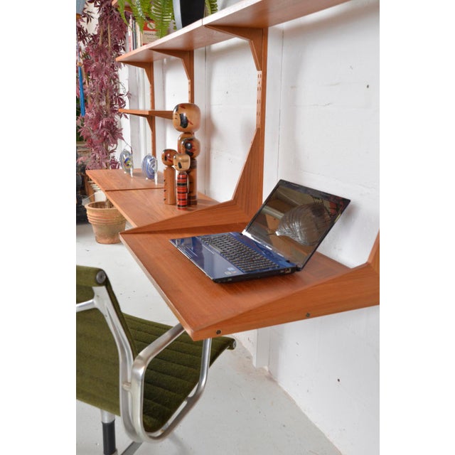 Mid-Century Danish Teak 3-Bay Modular Shelving System by Poul Cadovius for Cado, 1960 For Sale - Image 12 of 17