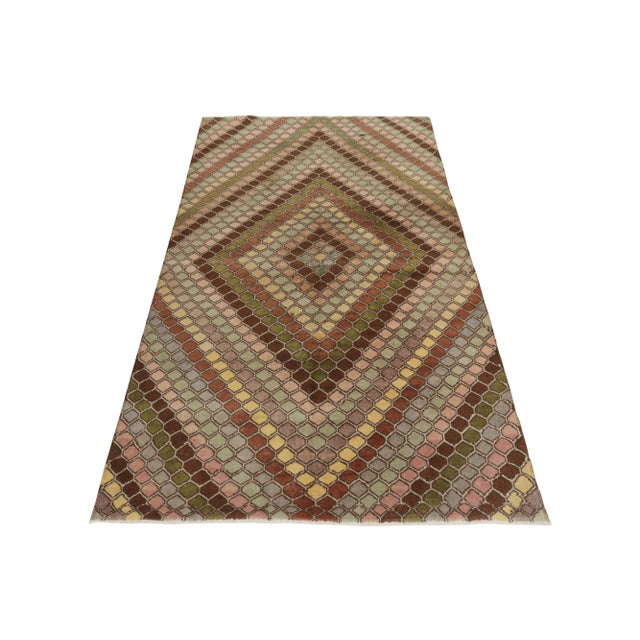 From Rug & Kilim’s Mid century Pasha collection, a 1960s piece celebrating the works of a bold designer from Turkey....