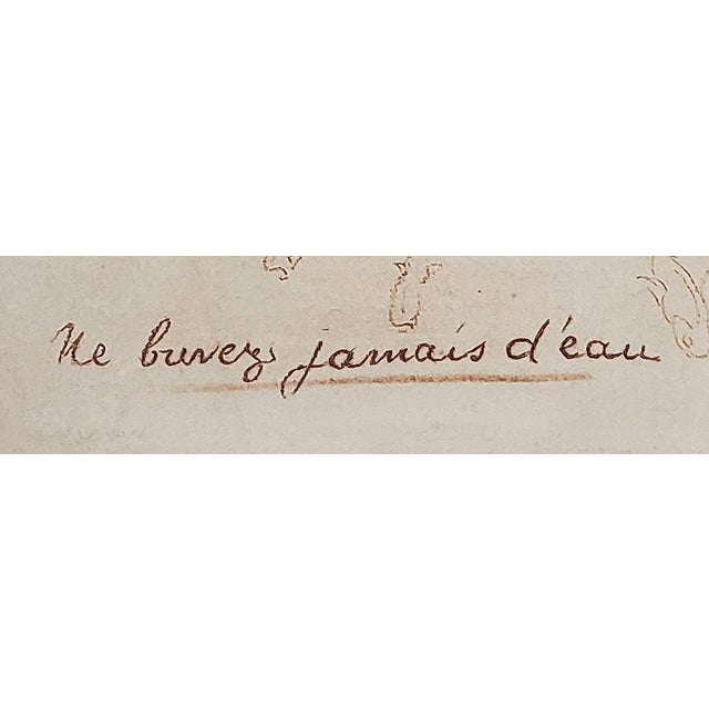 Pair of Antique Original Parisian Humor Art Lithographs From 1922 & 1926 by Artist George Redon For Sale - Image 4 of 10