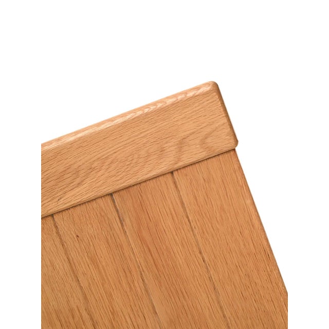 1960s Oak Bench with Built-In Planter, 1960s For Sale - Image 5 of 11