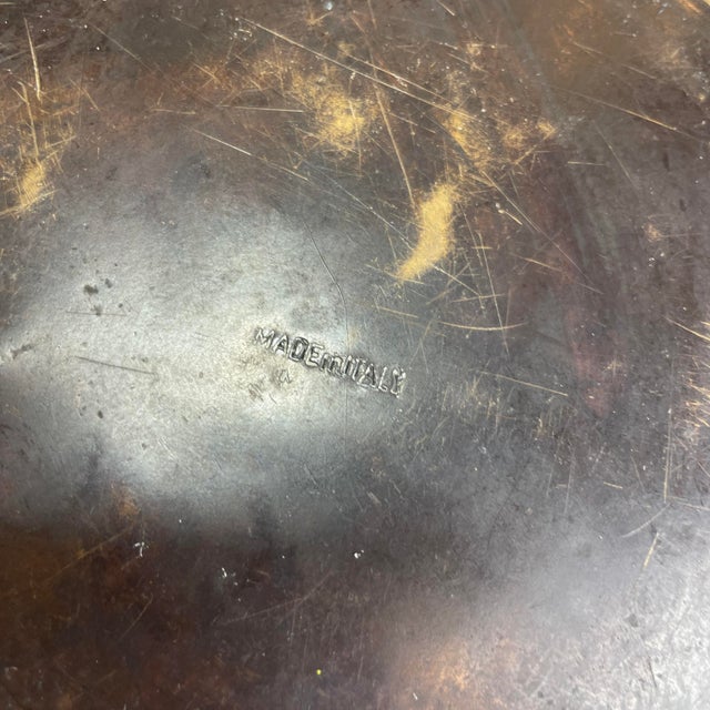 Italian Brass Bowl in the style of Egidio Casagrande, 1970s For Sale - Image 16 of 17