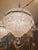 Transparent Pair of Vintage Wedding Cake Chandelier For Sale - Image 8 of 10
