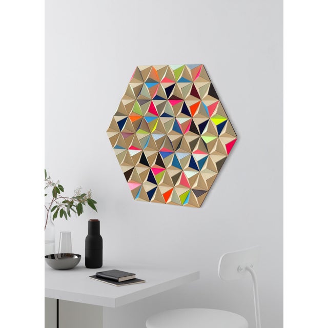 Sebastian Welzel, Ais-7 Topographie, Laminated Cardboard, Limited Edition 1 of 1 For Sale - Image 4 of 6
