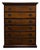 20th Century Edwardian English Mahogany Chest of Drawers, 1890s For Sale
