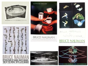 Bundle- 6 Assorted Bruce Nauman Authentic Posters