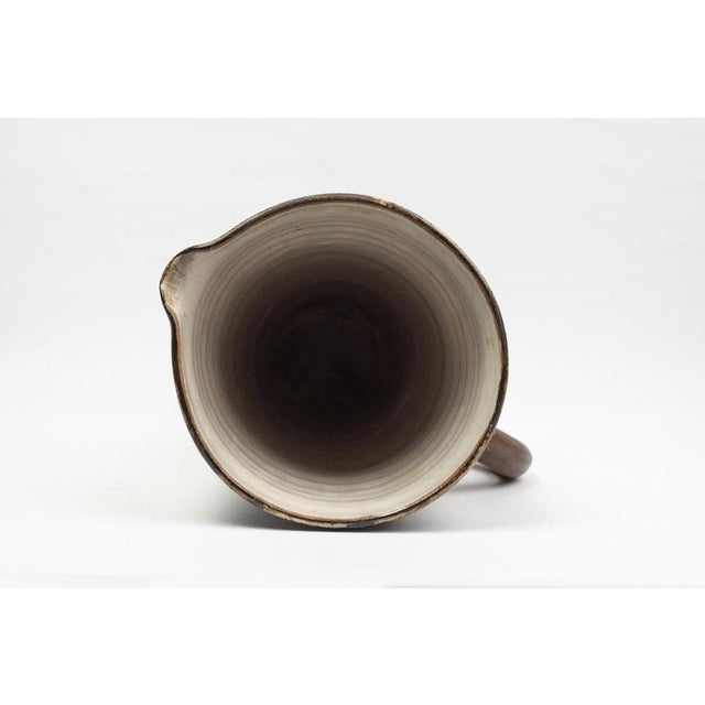 Large Stoneware Orangeade Pitcher by Alexandre Kostanda for Vallauris, 1950s For Sale - Image 11 of 13