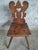 German Peasant Chair with Heart Carving an Initials, 1814 For Sale - Image 9 of 9