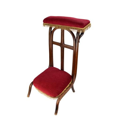 Bentwood Prayer Chair, 1900s For Sale - Image 3 of 6