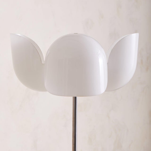 Metal Italian 'Dafne' Floor Lamp by Olaf Von Bohr for Valenti, 1972 For Sale - Image 7 of 11