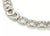 1990s Tiffany & Co. Pave Diamond Ceramic 18k White Gold Fancy Link Necklace For Sale - Image 5 of 5