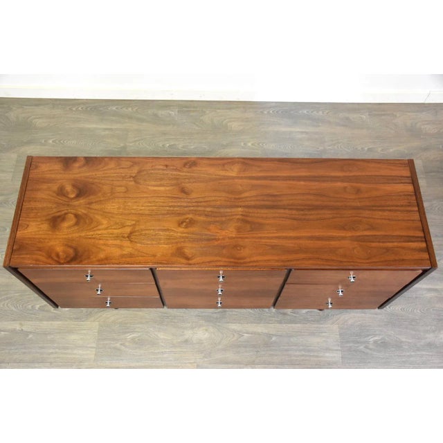 Mainline by Hooker Mainline by Hooker Walnut Long Dresser For Sale - Image 4 of 10