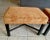 Wood Pair Wood X-Stretcher Upholster Benches For Sale - Image 7 of 13