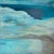 Coastal Contemporary Dreamscape – Large Abstract Seascape Painting in Cerulean Blue & Aqua Tones for Modern Interiors For Sale