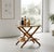 Elegant Danish serving table in solid oak, attributed to Henning Kjærnulf and produced in the 1960s during the Danish...