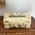 vintage hand-painted Mexican folk art wood box created by artist Salvador Corona. characterized by colorful scenes of...