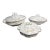 Antique Heinrich and Co. Selb, Bavaria Ranson Porcelain Covered Tureens - Set of 3 For Sale