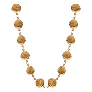 Sun Kissed Seashell Energy Necklace For Sale