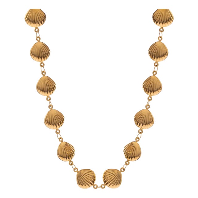 Sun Kissed Seashell Energy Necklace For Sale