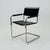 Vintage S34 Cantilever Chair in Black Leather by Mart Stam for Thonet, 1980s For Sale - Image 10 of 11