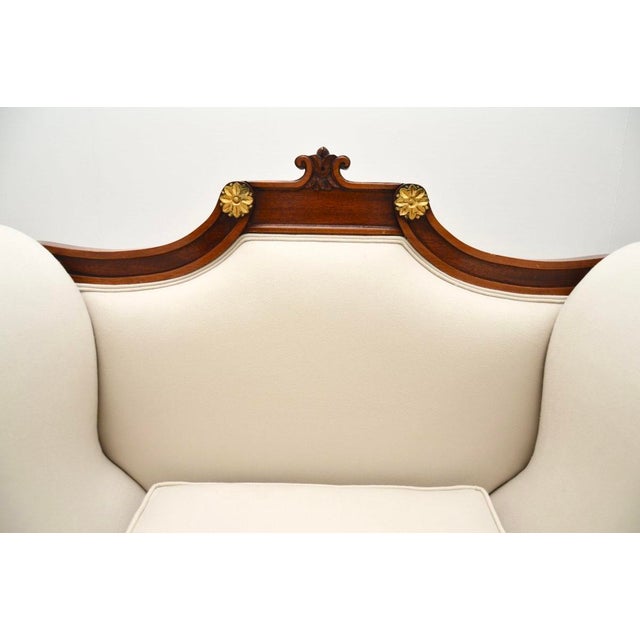 Wood Large Vintage Regency Style Lounge Chairs, 1920, Set of 2 For Sale - Image 7 of 13