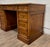 Late 20th Century Vintage Sligh Lowry Furniture Green Leather Top Executive Desk For Sale - Image 5 of 18