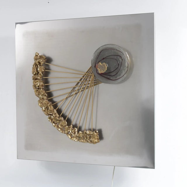 Italian Sculptural Wall Light by Angelo Brotto for Esperia, 1970 For Sale - Image 16 of 18