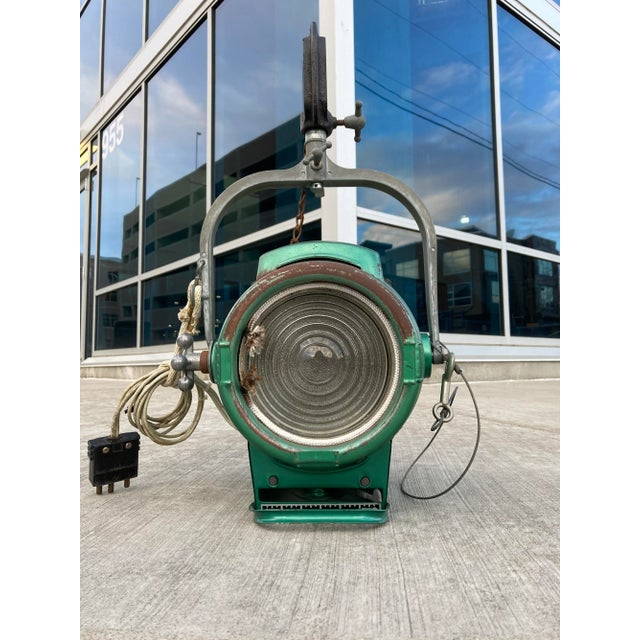 Bardwell & McAlister model "Baby" 1000 watt Hollywood motion picture spotlight with original lens cover, circa 1950s....
