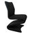 A set of eight Mid-Century Modern Z-shape cantilever side chairs featuring a sculptural one piece silhouette with graceful...