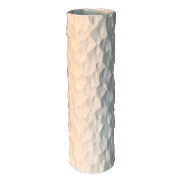 Large Dimpled Pottery Vase from Thomas Design, West Germany For Sale