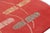 Vintage Zeki Müren Rug in Red With Geometric Pattern, From Rug & Kilim For Sale In New York - Image 6 of 7