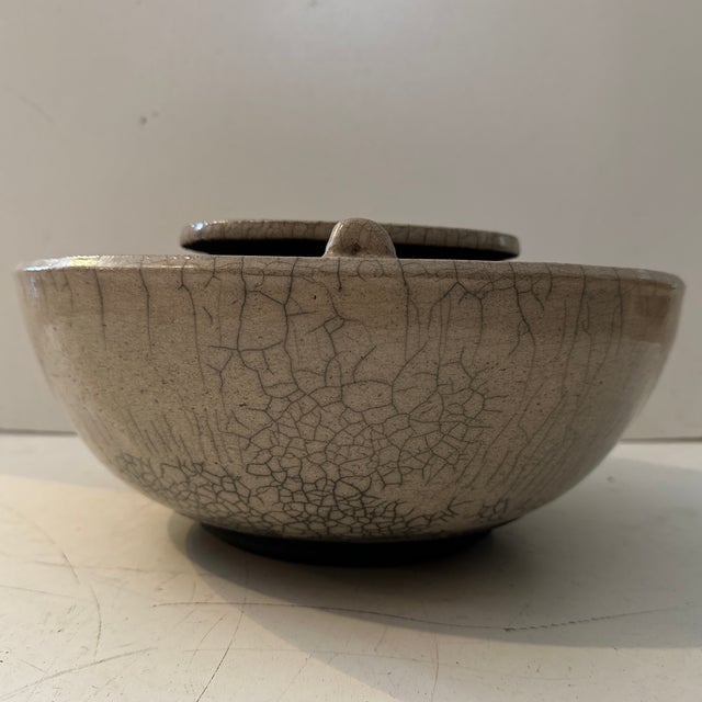 2000 - 2009 Large Raku Vessel For Sale - Image 5 of 8
