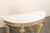 Mid 20th Century Italian Marble Top Console W/ Swag Accents For Sale In Atlanta - Image 6 of 12