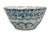 Beautiful Large 12 Inch Size Antique American Blue Spongeware Decorated Stoneware Kitchen Mixing Bowl - 1890s For Sale - Image 10 of 18