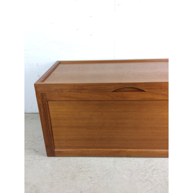 Danish Modern Style Teak Blanket Chest For Sale - Image 11 of 12
