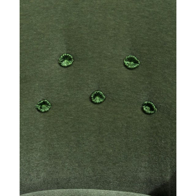Green Swedish Lounge Chair with Chase Erwin Mohair Velvet by Carl Malmsten for O.H. Sjögren, 1950s For Sale - Image 8 of 10