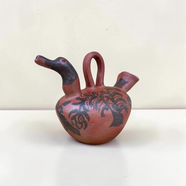 Mexican Hand Crafted Folk Art Ewer For Sale In Miami - Image 6 of 9