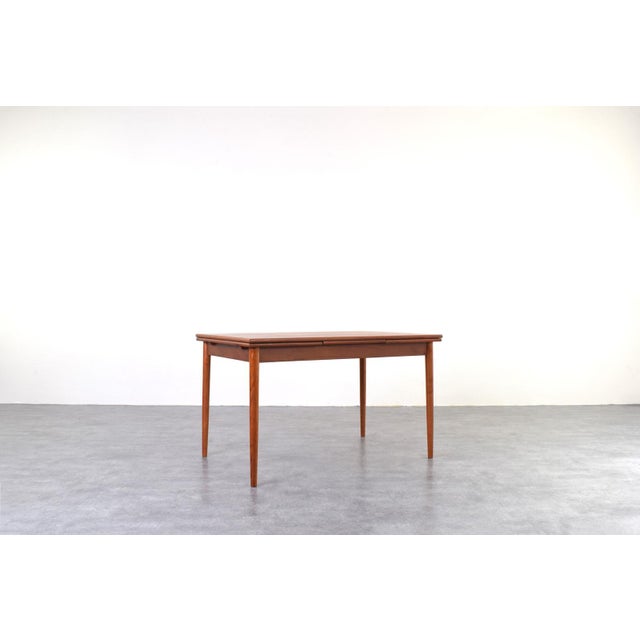 Mid-Century Danish Teak Extendable Dining Table, 1960s For Sale - Image 15 of 15