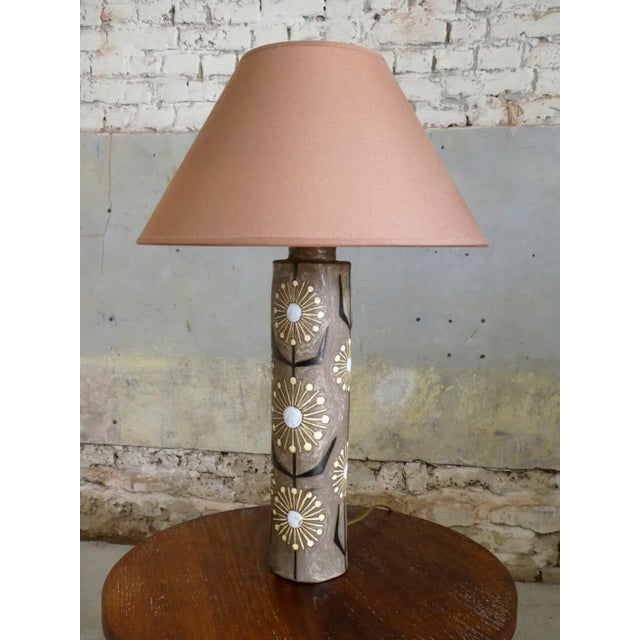 Ceramic Lamp by Odette Dijeux, 1970 For Sale - Image 6 of 7