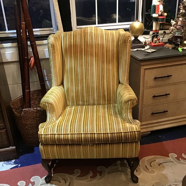 Ethan Allen Traditional Classics Wingback Chair Chairish