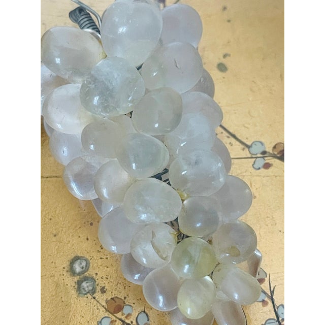 Contemporary Gorgeous Vintage Quartz Grape Vine Cluster For Sale - Image 3 of 4