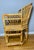 Mid 20th Century Vintage Brighton Pavilion Style Chinese Chippendale Rattan & Woven Cane Armchair For Sale - Image 9 of 12