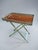 Metal Vintage Folding Side Table with Removable Tray, 1970s For Sale - Image 7 of 10
