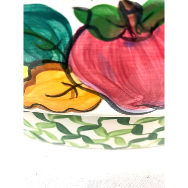 1990s Vintage Fruit Cachepot For Sale - Image 5 of 9