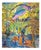 Linda Clerget, Greenhouse Lights at the Botanical Garden, Acrylic on Canvas For Sale