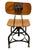 Vintage Industrial Adjustable Height Drafting Chair With Bentwood Seat For Sale - Image 4 of 10