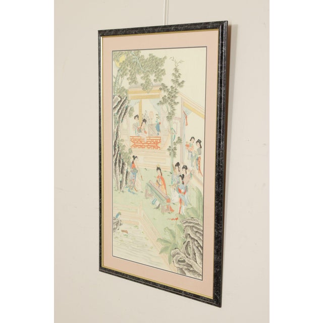 Chinese Chinese School Framed Print, Musicians For Sale - Image 3 of 18
