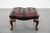 Dark Brown Chesterfield Footstool in Cowhide For Sale - Image 5 of 12