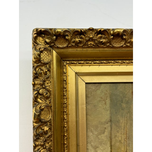 H. Simon 1879 Two Friends Terrier & Rat Oil Painting For Sale - Image 4 of 6